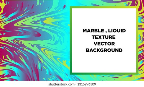 Mixture of acrylic paints. Liquid marble texture. Fluid art. Applicable for design cover, presentation, invitation, flyer, annual report, poster and business card, desing packaging - Vector