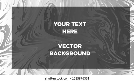 Mixture of acrylic paints. Liquid marble texture. Fluid art. Applicable for design cover, presentation, invitation, flyer, annual report, poster and business card, desing packaging - Vector