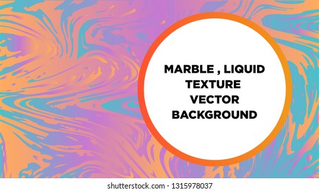 Mixture of acrylic paints. Liquid marble texture. Fluid art. Applicable for design cover, presentation, invitation, flyer, annual report, poster and business card, desing packaging - Vector