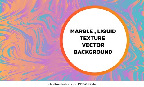 Mixture of acrylic paints. Liquid marble texture. Fluid art. Applicable for design cover, presentation, invitation, flyer, annual report, poster and business card, desing packaging - Vector