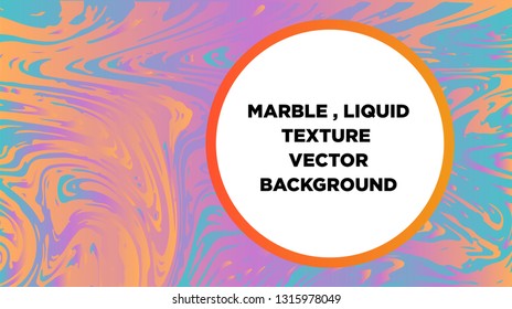 Mixture of acrylic paints. Liquid marble texture. Fluid art. Applicable for design cover, presentation, invitation, flyer, annual report, poster and business card, desing packaging - Vector