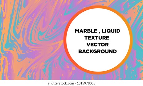 Mixture of acrylic paints. Liquid marble texture. Fluid art. Applicable for design cover, presentation, invitation, flyer, annual report, poster and business card, desing packaging - Vector