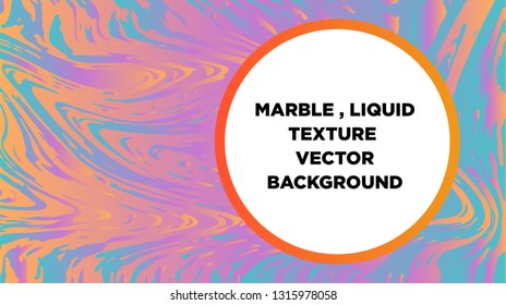 Mixture of acrylic paints. Liquid marble texture. Fluid art. Applicable for design cover, presentation, invitation, flyer, annual report, poster and business card, desing packaging - Vector