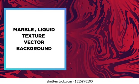 Mixture of acrylic paints. Liquid marble texture. Fluid art. Applicable for design cover, presentation, invitation, flyer, annual report, poster and business card, desing packaging - Vector