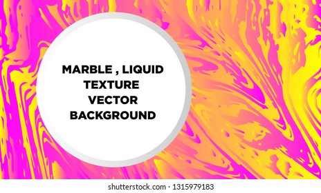 Mixture of acrylic paints. Liquid marble texture. Fluid art. Applicable for design cover, presentation, invitation, flyer, annual report, poster and business card, desing packaging - Vector