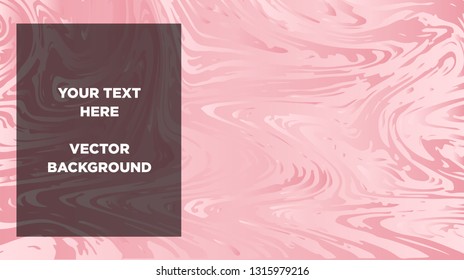 Mixture of acrylic paints. Liquid marble texture. Fluid art. Applicable for design cover, presentation, invitation, flyer, annual report, poster and business card, desing packaging - Vector