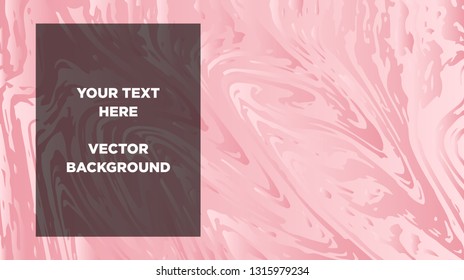 Mixture of acrylic paints. Liquid marble texture. Fluid art. Applicable for design cover, presentation, invitation, flyer, annual report, poster and business card, desing packaging - Vector