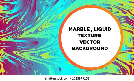 Mixture of acrylic paints. Liquid marble texture. Fluid art. Applicable for design cover, presentation, invitation, flyer, annual report, poster and business card, desing packaging - Vector