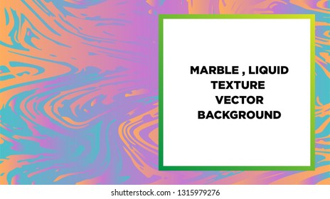 Mixture of acrylic paints. Liquid marble texture. Fluid art. Applicable for design cover, presentation, invitation, flyer, annual report, poster and business card, desing packaging - Vector