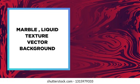 Mixture of acrylic paints. Liquid marble texture. Fluid art. Applicable for design cover, presentation, invitation, flyer, annual report, poster and business card, desing packaging - Vector