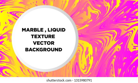 Mixture of acrylic paints. Liquid marble texture. Fluid art. Applicable for design cover, presentation, invitation, flyer, annual report, poster and business card, desing packaging - Vector
