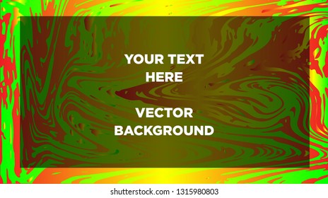 Mixture of acrylic paints. Liquid marble texture. Fluid art. Applicable for design cover, presentation, invitation, flyer, annual report, poster and business card, desing packaging - Vector