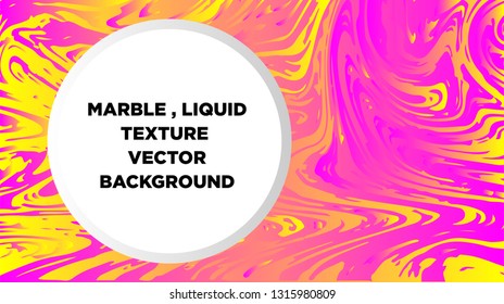 Mixture of acrylic paints. Liquid marble texture. Fluid art. Applicable for design cover, presentation, invitation, flyer, annual report, poster and business card, desing packaging - Vector