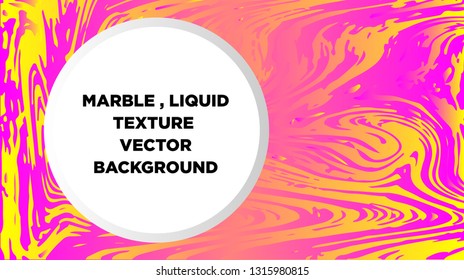 Mixture of acrylic paints. Liquid marble texture. Fluid art. Applicable for design cover, presentation, invitation, flyer, annual report, poster and business card, desing packaging - Vector