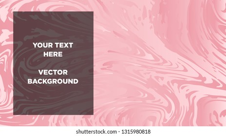 Mixture of acrylic paints. Liquid marble texture. Fluid art. Applicable for design cover, presentation, invitation, flyer, annual report, poster and business card, desing packaging - Vector
