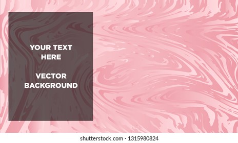 Mixture of acrylic paints. Liquid marble texture. Fluid art. Applicable for design cover, presentation, invitation, flyer, annual report, poster and business card, desing packaging - Vector