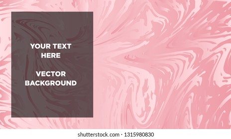 Mixture of acrylic paints. Liquid marble texture. Fluid art. Applicable for design cover, presentation, invitation, flyer, annual report, poster and business card, desing packaging - Vector
