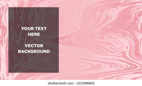 Mixture of acrylic paints. Liquid marble texture. Fluid art. Applicable for design cover, presentation, invitation, flyer, annual report, poster and business card, desing packaging - Vector