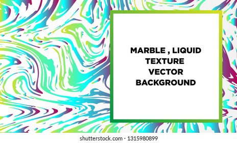 Mixture of acrylic paints. Liquid marble texture. Fluid art. Applicable for design cover, presentation, invitation, flyer, annual report, poster and business card, desing packaging - Vector