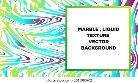 Mixture of acrylic paints. Liquid marble texture. Fluid art. Applicable for design cover, presentation, invitation, flyer, annual report, poster and business card, desing packaging - Vector