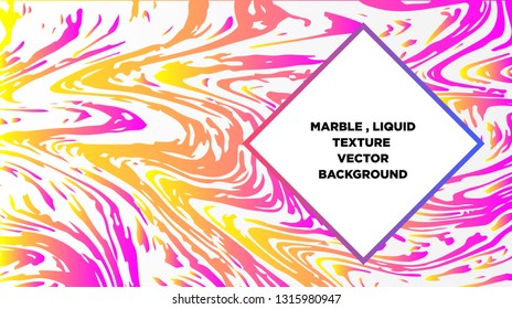 Mixture of acrylic paints. Liquid marble texture. Fluid art. Applicable for design cover, presentation, invitation, flyer, annual report, poster and business card, desing packaging - Vector