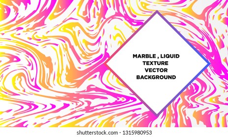 Mixture of acrylic paints. Liquid marble texture. Fluid art. Applicable for design cover, presentation, invitation, flyer, annual report, poster and business card, desing packaging - Vector