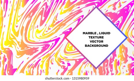 Mixture of acrylic paints. Liquid marble texture. Fluid art. Applicable for design cover, presentation, invitation, flyer, annual report, poster and business card, desing packaging - Vector