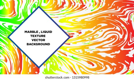 Mixture of acrylic paints. Liquid marble texture. Fluid art. Applicable for design cover, presentation, invitation, flyer, annual report, poster and business card, desing packaging - Vector