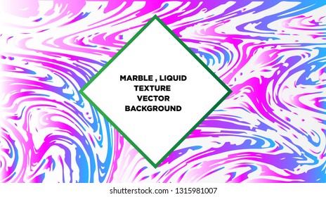 Mixture of acrylic paints. Liquid marble texture. Fluid art. Applicable for design cover, presentation, invitation, flyer, annual report, poster and business card, desing packaging - Vector