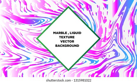 Mixture of acrylic paints. Liquid marble texture. Fluid art. Applicable for design cover, presentation, invitation, flyer, annual report, poster and business card, desing packaging - Vector