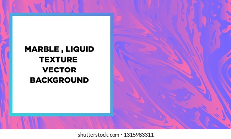 Mixture of acrylic paints. Liquid marble texture. Fluid art. Applicable for design cover, presentation, invitation, flyer, annual report, poster and business card, desing packaging - Vector
