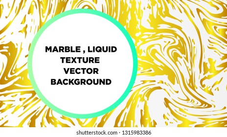 Mixture of acrylic paints. Liquid marble texture. Fluid art. Applicable for design cover, presentation, invitation, flyer, annual report, poster and business card, desing packaging - Vector