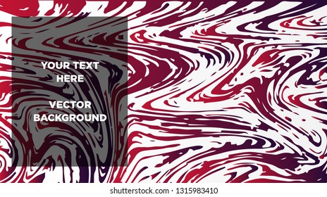 Mixture of acrylic paints. Liquid marble texture. Fluid art. Applicable for design cover, presentation, invitation, flyer, annual report, poster and business card, desing packaging - Vector
