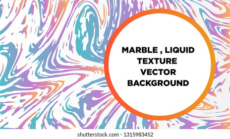 Mixture of acrylic paints. Liquid marble texture. Fluid art. Applicable for design cover, presentation, invitation, flyer, annual report, poster and business card, desing packaging - Vector