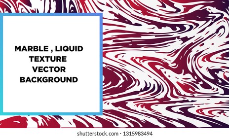 Mixture of acrylic paints. Liquid marble texture. Fluid art. Applicable for design cover, presentation, invitation, flyer, annual report, poster and business card, desing packaging - Vector