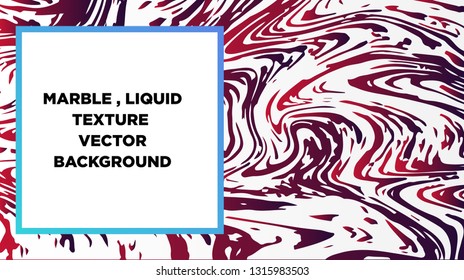 Mixture of acrylic paints. Liquid marble texture. Fluid art. Applicable for design cover, presentation, invitation, flyer, annual report, poster and business card, desing packaging - Vector