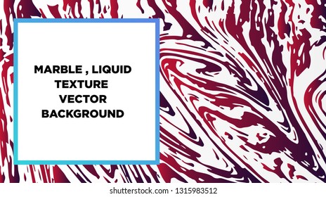 Mixture of acrylic paints. Liquid marble texture. Fluid art. Applicable for design cover, presentation, invitation, flyer, annual report, poster and business card, desing packaging - Vector