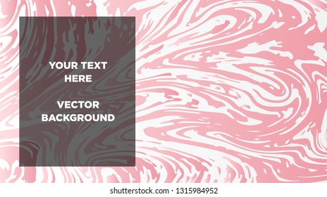 Mixture of acrylic paints. Liquid marble texture. Fluid art. Applicable for design cover, presentation, invitation, flyer, annual report, poster and business card, desing packaging - Vector