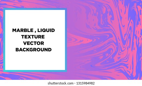 Mixture of acrylic paints. Liquid marble texture. Fluid art. Applicable for design cover, presentation, invitation, flyer, annual report, poster and business card, desing packaging - Vector