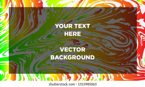 Mixture of acrylic paints. Liquid marble texture. Fluid art. Applicable for design cover, presentation, invitation, flyer, annual report, poster and business card, desing packaging - Vector