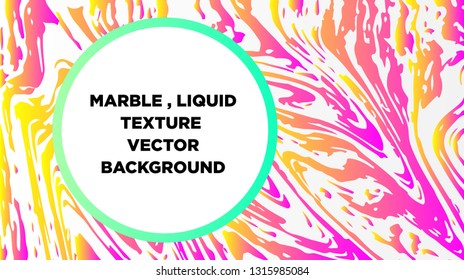 Mixture of acrylic paints. Liquid marble texture. Fluid art. Applicable for design cover, presentation, invitation, flyer, annual report, poster and business card, desing packaging - Vector