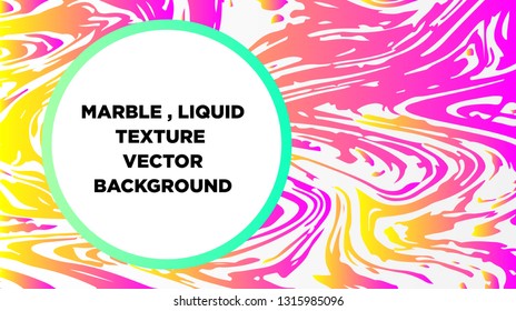 Mixture of acrylic paints. Liquid marble texture. Fluid art. Applicable for design cover, presentation, invitation, flyer, annual report, poster and business card, desing packaging - Vector