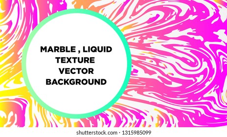 Mixture of acrylic paints. Liquid marble texture. Fluid art. Applicable for design cover, presentation, invitation, flyer, annual report, poster and business card, desing packaging - Vector