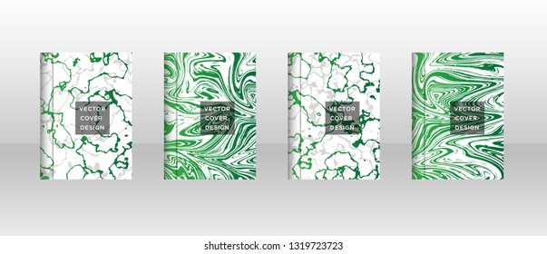 Mixture of acrylic paints. Liquid marble texture. Fluid art. Applicable for design cover, presentation, invitation, flyer, annual report, poster and business card, desing packaging - Vector