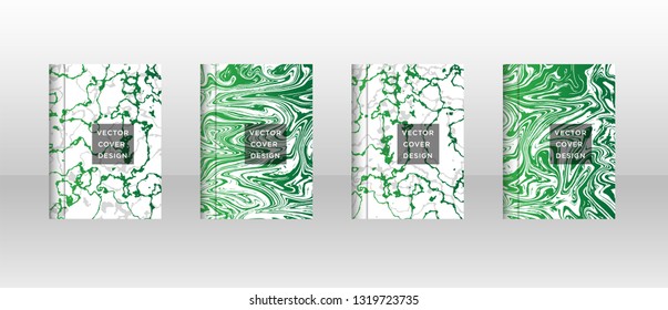 Mixture of acrylic paints. Liquid marble texture. Fluid art. Applicable for design cover, presentation, invitation, flyer, annual report, poster and business card, desing packaging - Vector