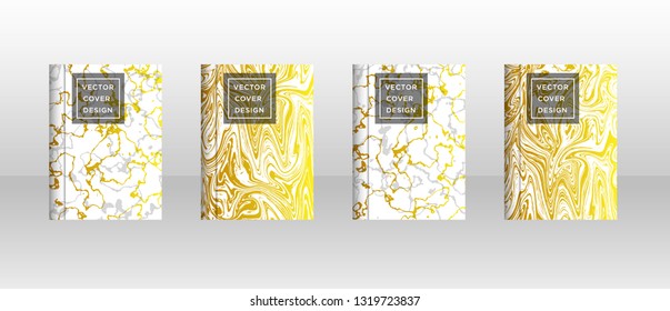 Mixture of acrylic paints. Liquid marble texture. Fluid art. Applicable for design cover, presentation, invitation, flyer, annual report, poster and business card, desing packaging - Vector