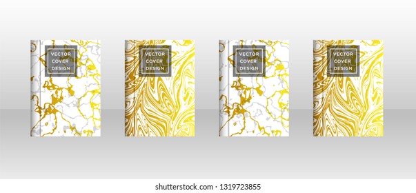 Mixture of acrylic paints. Liquid marble texture. Fluid art. Applicable for design cover, presentation, invitation, flyer, annual report, poster and business card, desing packaging - Vector