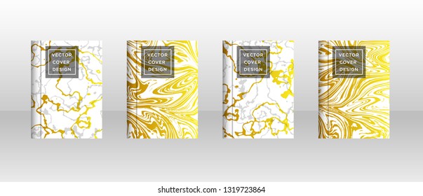 Mixture of acrylic paints. Liquid marble texture. Fluid art. Applicable for design cover, presentation, invitation, flyer, annual report, poster and business card, desing packaging - Vector