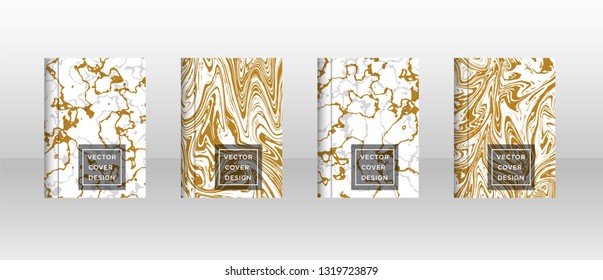 Mixture of acrylic paints. Liquid marble texture. Fluid art. Applicable for design cover, presentation, invitation, flyer, annual report, poster and business card, desing packaging - Vector