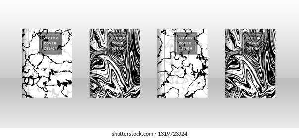 Mixture of acrylic paints. Liquid marble texture. Fluid art. Applicable for design cover, presentation, invitation, flyer, annual report, poster and business card, desing packaging - Vector